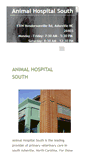 Mobile Screenshot of animalhospitalsouth.com