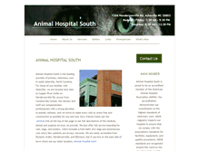 Tablet Screenshot of animalhospitalsouth.com